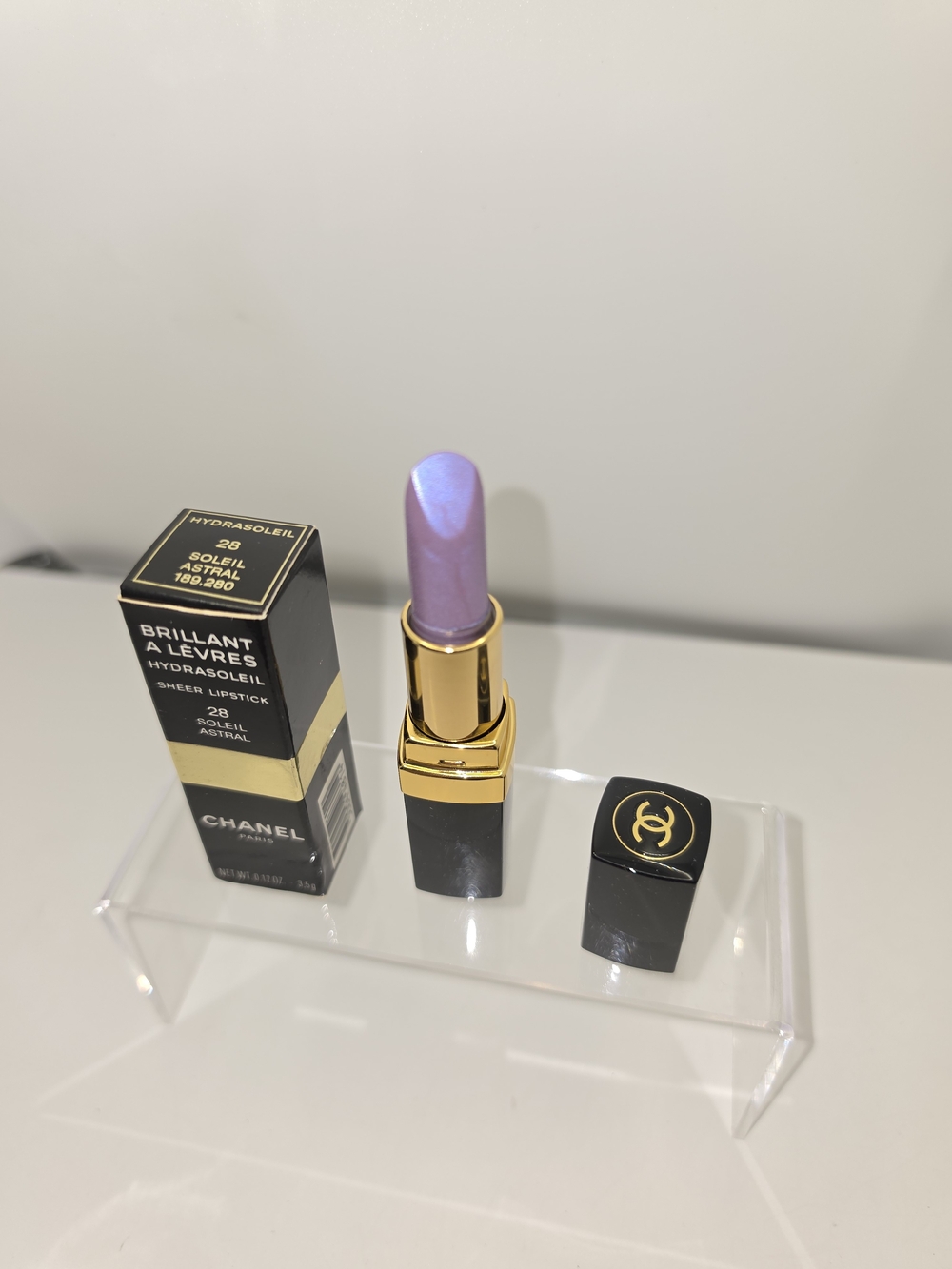 DISCONTINUED CHANEL HYDRASOLEIL LIPSTICK- 28 - "SOLEIL ASTRAL" **SUPER RARE!!**